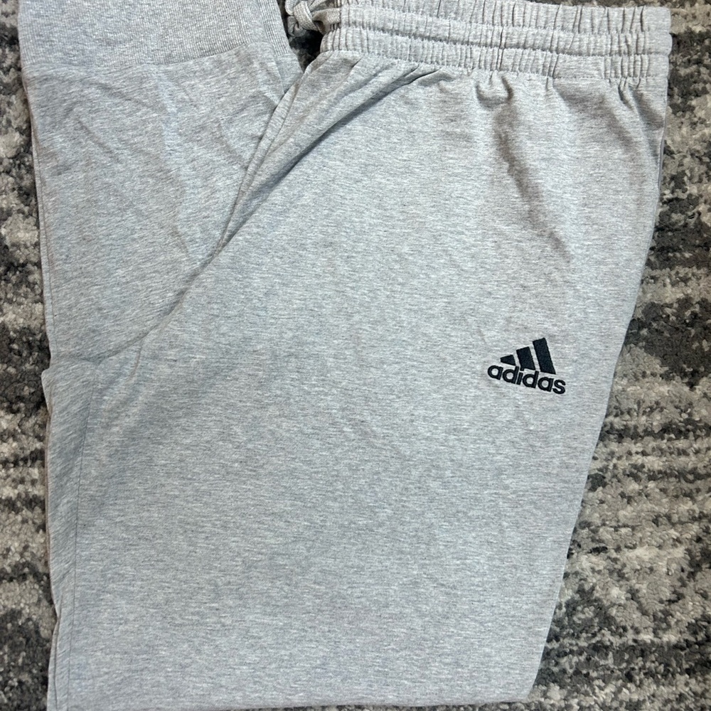 Adidas Men’s Lightweight Light Gray Joggers